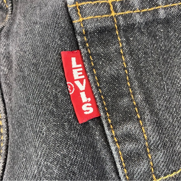 Men’s Black Premium Hi-Ball Roll Logo blue stripe denim jeans - Picture 8 of 9